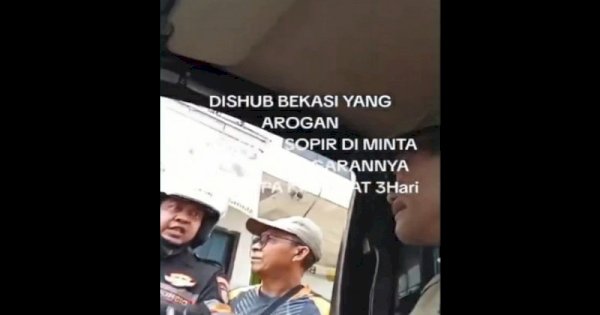 Oknum Dishub Palak Sopir Rp1,5 Juta Karena KIR Mati, Ngamuk Saat Direkam