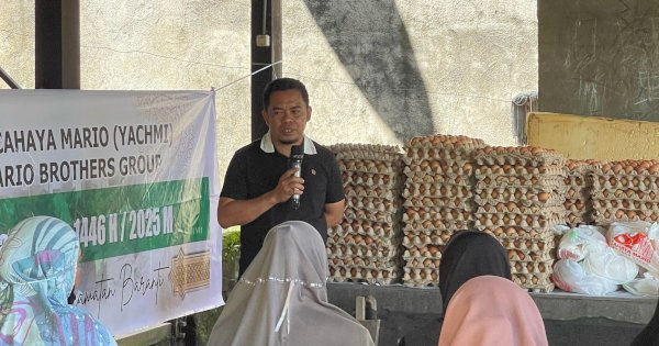 Cahaya Mario Brother Salurkan Zakat Ramadan 6000 Paket ke Warga Sidrap dan Enrekang