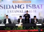 Puasa Disempurnahkan 30 Hari, Idulfitri 1446 Hijriah Jatuh Pada 31 Maret 2025 