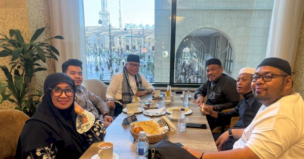 Di Tanah Suci, Taufan Pawe &#8216;Curi Start&#8217; Galang Dukungan Pertahankan Kekuasaan di Golkar