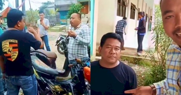 Pria di Bekasi Ngamuk dan Hentikan Pembangunan Pagar SD, Ngaku Putra Wilayah