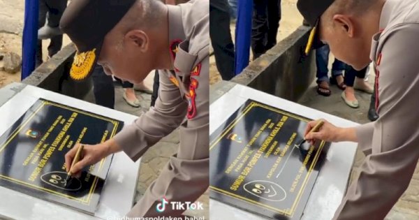 Viral Kapolda Babel Miliki Tanda Tangan Unik, Ada Emoji Senyum