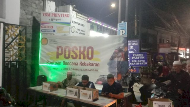 PDAM Makassar Salurkan Bantuan Air Bersih untuk Warga Terdampak Kebakaran di Tamalate