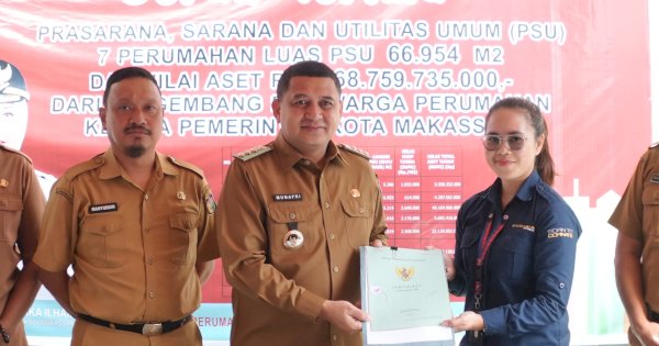 Pemkot Makassar Amankan Aset Rp168 Miliar Lebih, Fokus Tingkatkan Kualitas Hidup Warga Perumahan