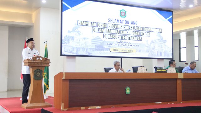 Wabup Takalar Terima Kunjungan Kerja Badan Anggaran DPRD Sulsel 