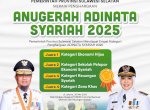 Pemprov Sulsel Borong Empat Penghargaan Adinata Syariah Tahun 2025