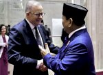 Sebelum Melakukan Pertemuan Bilateral, Prabowo Kunjungi PM Australia di Hotel 