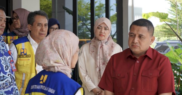 Wali Kota Munafri Dampingi Dirjen Cipta Karya PUPR Tinjau IPAL Losari