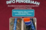 PDAM Makassar Lakukan Perbaikan Pompa Inline di Pannampu, Warga Diimbau Siapkan Antisipasi Air