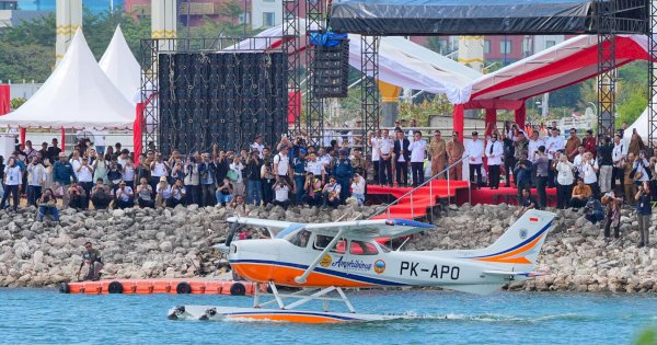 Dari Selayar hingga Pangkep, Kepala Daerah Puji Peluncuran Seaplane di Sulsel