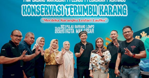 PNM Ikut Ambil Peran Dalam Program Program Konservasi Penanaman Terumbu Karang Pulau Barang Lompo Makassar