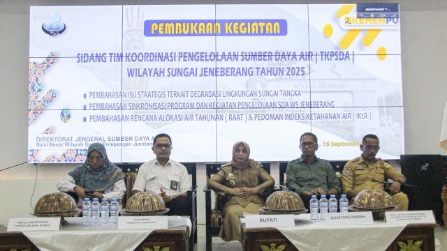 Pemprov Sulsel Perkuat Tata Kelola SDA lewat Sidang TKPSDA