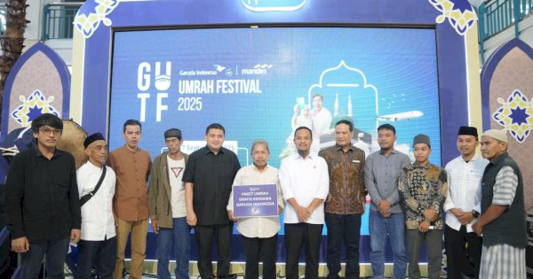 Wali Kota Makassar dan Gubernur Sulsel Launching Festival Garuda Indonesia Umrah Travel