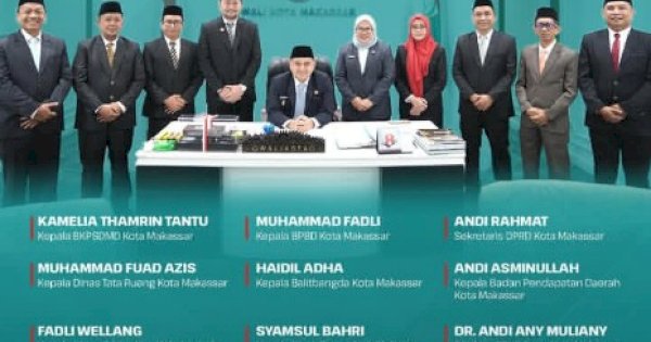 Bappeda Ucapkan Selamat Pelantikan Untuk Jajaran Pejabat Baru Lingkup Pemkot Makassar