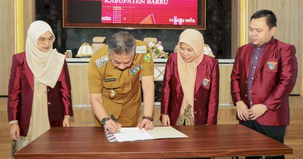 Pemkab Barru Teken MoU Bersama Universitas Almarisah Madani