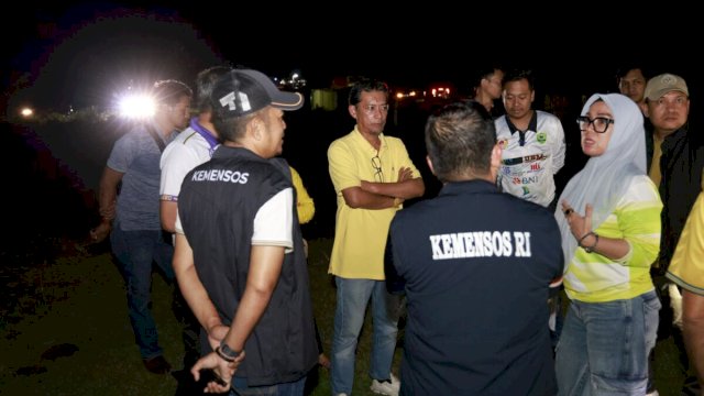 Bupati Barru Dampingi Pejabat Kemensos Pantau Sekolah Rakyat