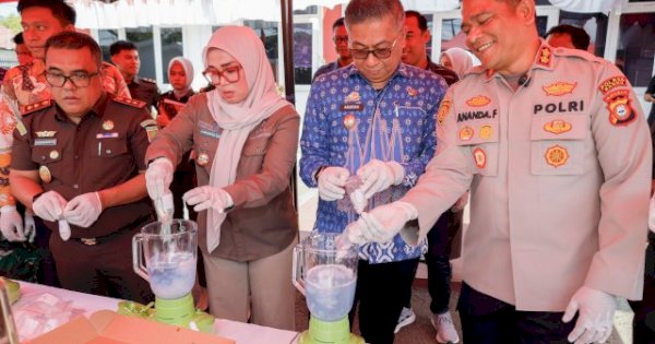 Bupati Andi Ina Apresiasi Pemusnahan Barang Bukti sebagai Upaya Selamatkan Generasi Muda