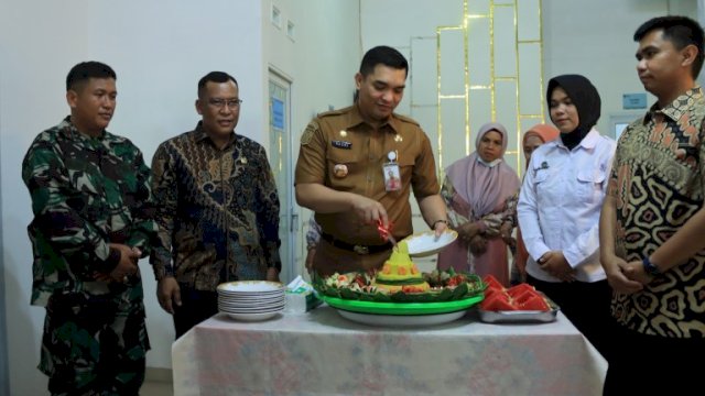 Wakili Bupati, Sekda Takalar Launching Program MBG Sombalabella