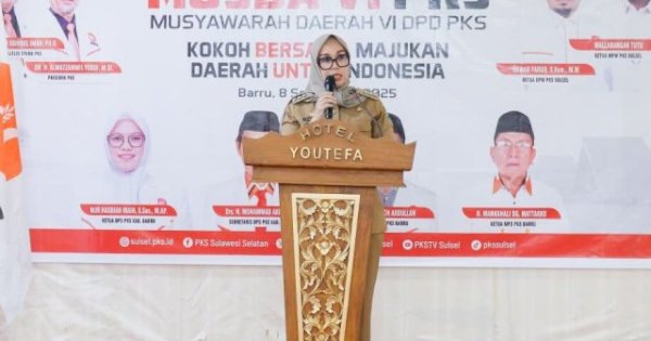 Hadiri Pelantikan Pengurus PKS Barru, Andi Ina: Ini Adalah Komitmen Politik Membangun Daerah