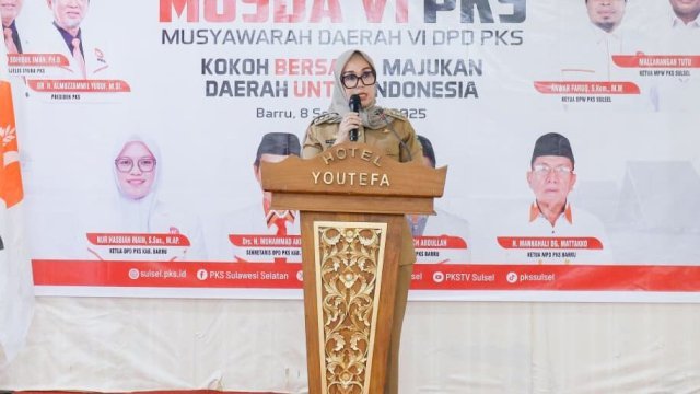 Hadiri Pelantikan Pengurus PKS Barru, Andi Ina: Ini Adalah Komitmen Politik Membangun Daerah