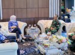 Bupati Barru Terima Audiensi Danyon Arhanud 16 Kostrad Bahas Latihan Menembak Rudal
