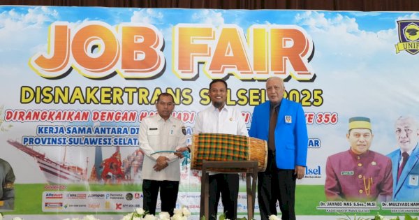 Buka Job Fair Disnakertrans 2025, Gubernur Sulsel Dorong Inovasi dan Wirausaha Muda