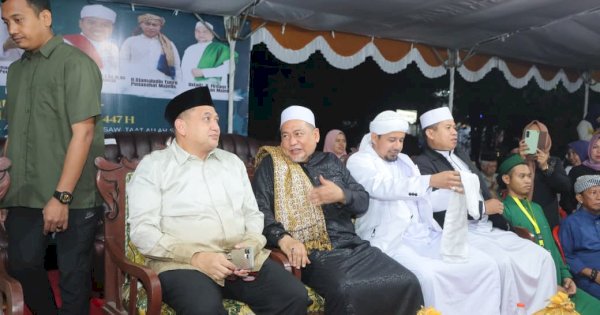 Munafri Hadiri Maulid Akbar di Majelis Darut Taubah, Ajak Jamaah Perkuat Ukhuwah dan Toleransi
