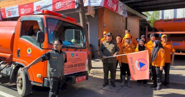120 Ribu Warga Maros Terdampak Kekeringan, Pemkab Mulai Salurkan Bantuan Air Bersih