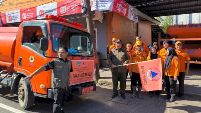 120 Ribu Warga Maros Terdampak Kekeringan, Pemkab Mulai Salurkan Bantuan Air Bersih