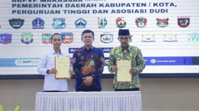 Komitmen Tingkatkan SDM, Pemkab Barru Teken MoU Dengan Balai Besar Pelatihan Vokasi Pangkep