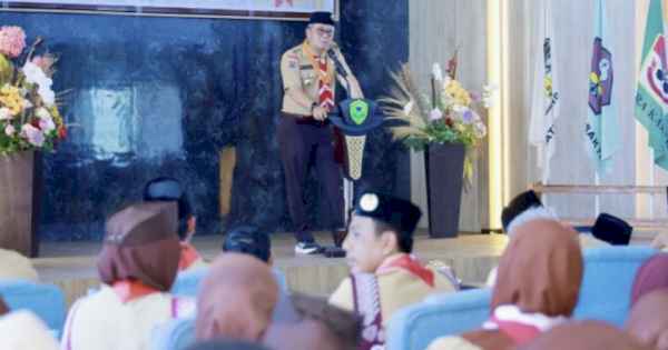 Wakil Bupati Barru Abustan Terpilih Secara Aklamasi Nakhodai Gerakan Pramuka Kwarcab Barru