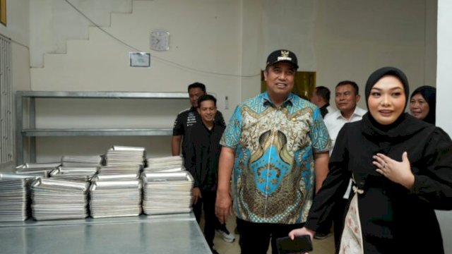 Bupati Maros Resmikan SPPG di Mandai, SM Catering Siap Layani Siswa