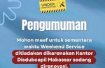 Renovasi Ruang Pelayanan, Disdukcapil Makassar Hentikan Sementara Weekend Service