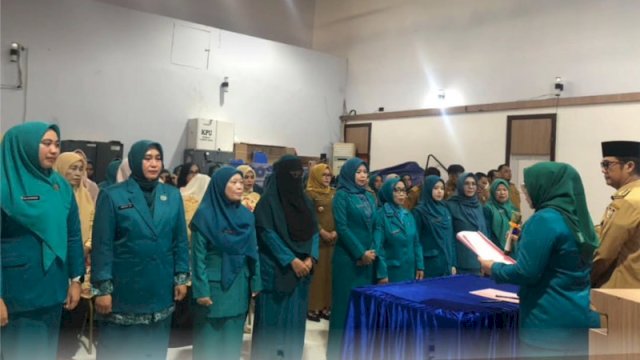 PKK Mariso Kukuhkan Ketua TP PKK dan Bunda PAUD Kelurahan