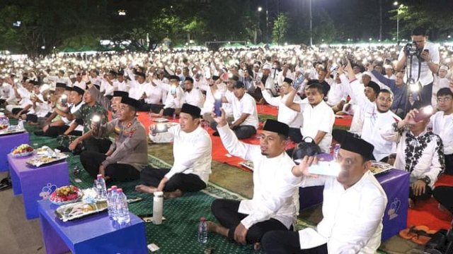 Tausiah Ustaz Das’ad Latif dan Refleksi Tahun Baru Islam Warnai Tabligh Akbar 1 Muharram di Parepare