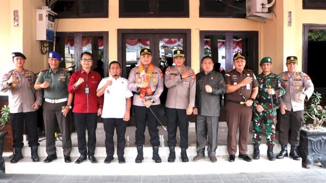 Wali Kota Tasming Hamid Sambut Kehadiran Kapolres Parepare Baru AKBP Indra Waspada Yuda