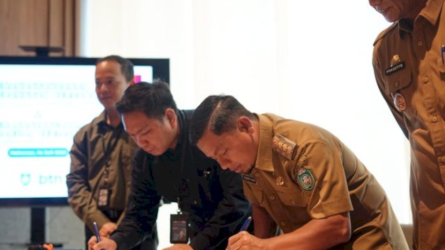 Pemkot Parepare Teken MoU dengan BTN Perihal Pemanfaatan Layanan Jasa dan Produk