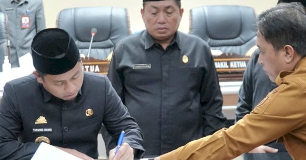 Wali Kota Parepare Tandatangani Dokumen Rancangan Pertanggungjawaban APBD 2024