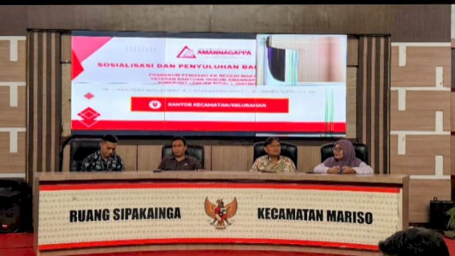 Berlangsung di Kecamatan Mariso, PN Makassar Gelar Sosialisasi dan Penyuluhan Bantuan Hukum 