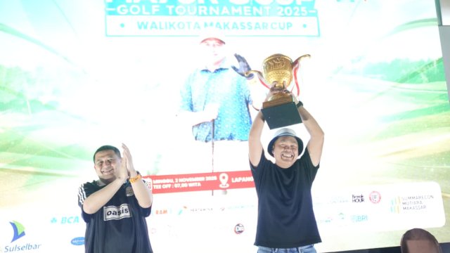 Wali Kota Makassar Buka dan Ikut Berlaga di Turnamen Golf “Mayor’s Cup” Semarak HUT Ke-418