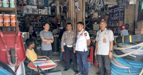 Jadi Pusat Kemacetan, Parkir Depan Toko Sinar Makmur Ditertibkan Dishub Takalar