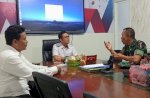 Camat Aswin Terima Kunjungan Danramil Mulyono, Perkuat Keamanan Tripika Mariso