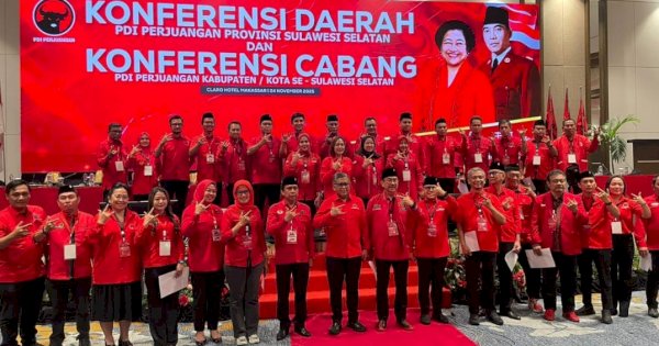 Struktur Lengkap Kepengurusan PDIP Sulsel Periode 2025-2030