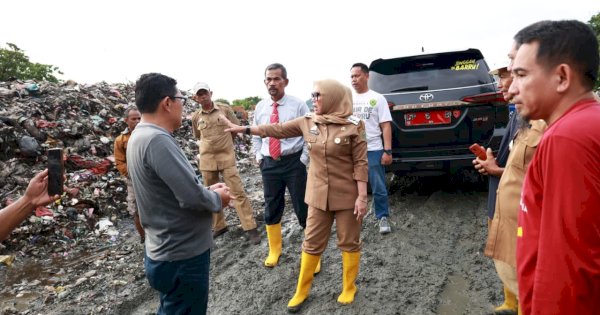 Pastikan Optimalisasi Pengelolaan Sampah, Bupati Barru Kunjungi TPA Bottolai