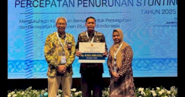 Pemkab Takalar Diberi Penghargaan dari Pusat Atas Keberhasilan Tekan Angka Stunting