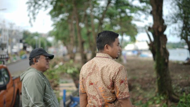 Wali Kota Tasming Hamid Tinjau Penataan Kawasan Pantai Ku di Parepare