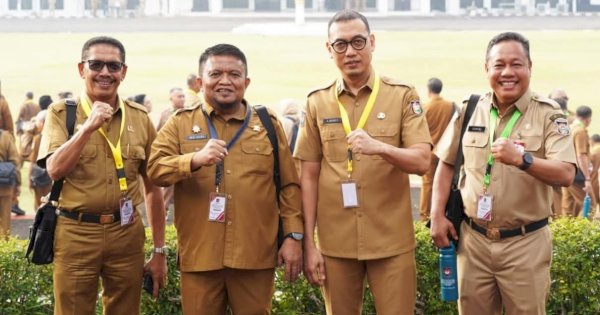 Kepala Bappeda Makassar Dampingi Sekda Hadiri Rakor Sinkronisasi Program LPNK Dengan Pemda Tahun 2025