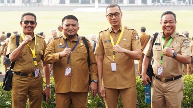 Kepala Bappeda Makassar Dampingi Sekda Hadiri Rakor Sinkronisasi Program LPNK Dengan Pemda Tahun 2025