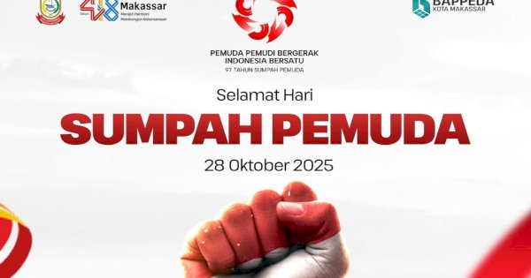 Hari Sumpah Pemuda, Bappeda Makassar Ajak Seluruh Pemuda Terlibat Aktif Dalam Merencanakan Masa Depan Kota