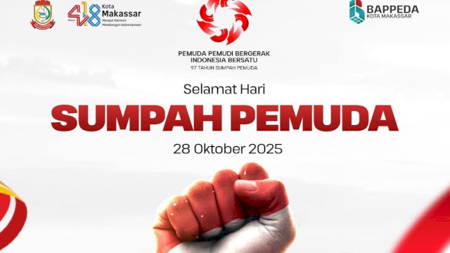Hari Sumpah Pemuda, Bappeda Makassar Ajak Seluruh Pemuda Terlibat Aktif Dalam Merencanakan Masa Depan Kota